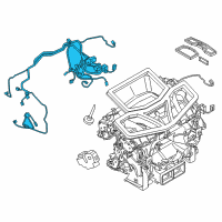 OEM BMW M5 WIRING SET, HEATER/AIR CONDI Diagram - 64-11-6-996-980