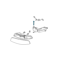 OEM 2000 Buick Park Avenue Bolt/Screw-Headlamp Diagram - 25641756