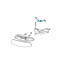 OEM 2002 Buick Park Avenue Harness Asm-Headlamp Wiring Diagram - 25641760