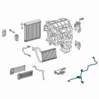 OEM 2017 Lexus NX200t Harness, Air Conditioner Diagram - 82212-78030