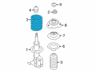 OEM 2022 Toyota GR86 COIL SPRING F Diagram - SU003-10777