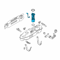 OEM 2015 Ford F-250 Super Duty Fuel Pump Diagram - BC3Z-9H307-B