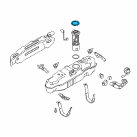 OEM 2005 Mercury Montego Sending Unit Retainer Ring Diagram - 4L2Z-9C385-AA