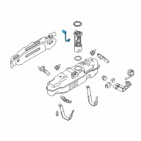 OEM 2012 Ford F-250 Super Duty Fuel Sender Unit Diagram - BC3Z-9A299-F