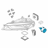 OEM 2019 BMW i8 Repair Kit, Hvac Servomotor Diagram - 63-11-7-367-753