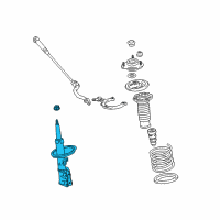 OEM 2009 Toyota Matrix Strut Diagram - 48520-09L10