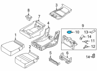 OEM 2021 Ford F-150 HOLDER - CUP Diagram - ML3Z-1813562-AA