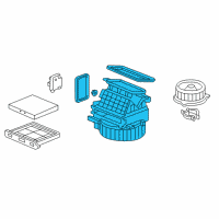 OEM Honda Ridgeline Blower Sub-Assy. Diagram - 79305-SJC-A01