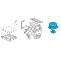 OEM Honda Ridgeline Motor Assembly, Fan Diagram - 79310-SJC-A02