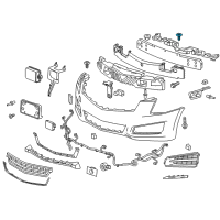 OEM Chevrolet Traverse Horn Bolt Diagram - 11609540