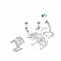 OEM Infiniti G37 Coupe/Convertible Gas Cap Diagram - 17251-JL60A