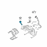 OEM 2013 Infiniti G37 In Tank Fuel Pump Diagram - 17040-1NC0C