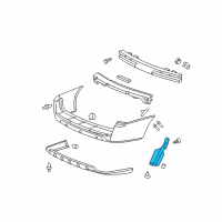 OEM 2007 Chevrolet Uplander Splash Shield Diagram - 15773641