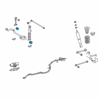 OEM 2014 Toyota 4Runner Bushings Diagram - 48818-60020