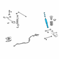 OEM 2010 Toyota 4Runner Shock Diagram - 48530-80606