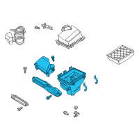 OEM Lincoln MKZ Lower Housing Diagram - DP5Z-9A600-D