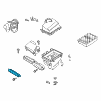 OEM 2014 Lincoln MKZ Duct Diagram - DP5Z-9C675-C