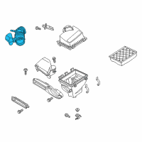 OEM Lincoln MKZ Air Hose Diagram - DP5Z-9B659-C