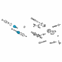 OEM 2008 Toyota 4Runner Boot Kit Diagram - 04427-60141