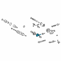 OEM 2003 Toyota 4Runner Pinion Assembly Diagram - 41201-80195