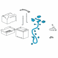 OEM Acura Cable Assembly, Starter Diagram - 32410-TZ5-A00