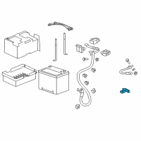 OEM Acura MDX Sensor, Battery Diagram - 38920-TZ5-A01