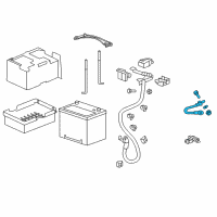 OEM 2015 Acura MDX Cable Diagram - 32600-TZ5-A00