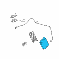 OEM 2011 Ford F-350 Super Duty Module Diagram - BC3Z-14D212-AA