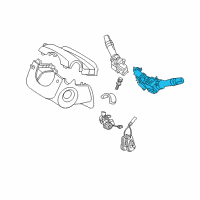 OEM Hyundai Veloster Switch Assembly-Lighting & Turn Signal Diagram - 93410-3S010