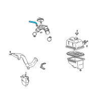 OEM 2005 Toyota Camry Air Inlet Tube Diagram - 17894-28020