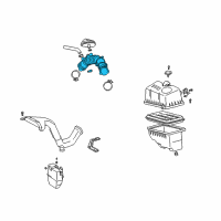 OEM 2004 Toyota Camry Hose Diagram - 17881-AB010