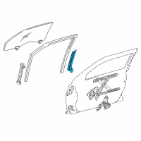 OEM 2009 Lexus GS450h Frame Sub-Assy, Front Door, Rear Lower LH Diagram - 67404-30180