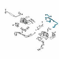 OEM Kia Pipe Assembly-TURBOCHANGER Water Diagram - 282503L112