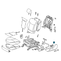 OEM 2013 Toyota Prius Lumbar Switch Diagram - 84920-60090-B3