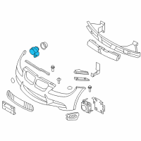 OEM BMW 330xi Ultrasonic Sensor Diagram - 66-20-6-935-600