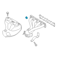 OEM 2021 Kia Seltos Nut-Flange Diagram - 1022608003