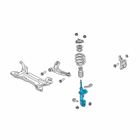 OEM 2007 Dodge Caliber *STRUT-FRONTSUSPENSION Diagram - 5105170AF