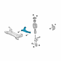 OEM Dodge Caliber Lower Control Arm Diagram - 5105040AI