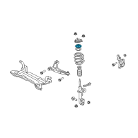 OEM 2011 Dodge Caliber ISOLATOR-Spring Diagram - 5105822AA