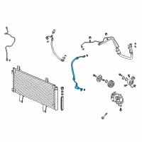 OEM 2021 Honda Accord Hose, Suction Diagram - 80311-TVA-A01