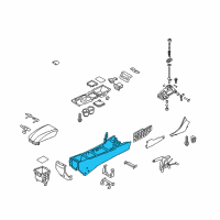 OEM Hyundai Sonata Console-Floor Diagram - 84611-3Q100-RY