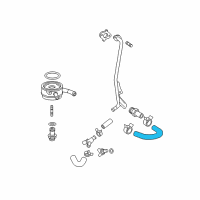 OEM 2004 Toyota Highlander Oil Hose Diagram - 16281-28010