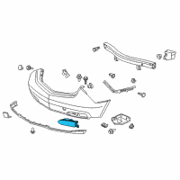 OEM Acura ZDX Light Assembly, Right Rear Diagram - 34400-SZN-A01