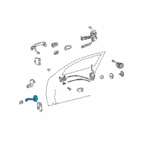 OEM Lexus Check Assy, Front Door Diagram - 68620-30101