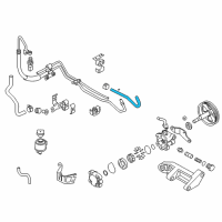 OEM 2006 Nissan 350Z Hose-Return, Power Steering Diagram - 49725-AM810