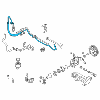 OEM 2008 Nissan 350Z Hose & Tube Assembly-Pressure, Ps Diagram - 49720-EV00A