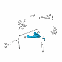 OEM Chevrolet Silverado 1500 HD Classic Lower Control Arm Diagram - 20832022