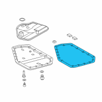 OEM Chevrolet Pan Gasket Diagram - 25188125