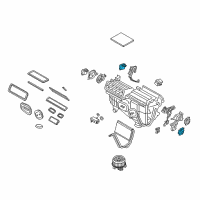 OEM 2013 Lincoln MKZ Mode Motor Diagram - GS7Z-19E616-B