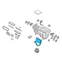 OEM 2017 Lincoln MKX Heater Core Diagram - DG9Z-18476-A